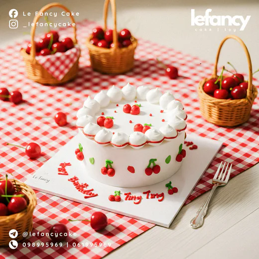 នំខេក រូបcherry